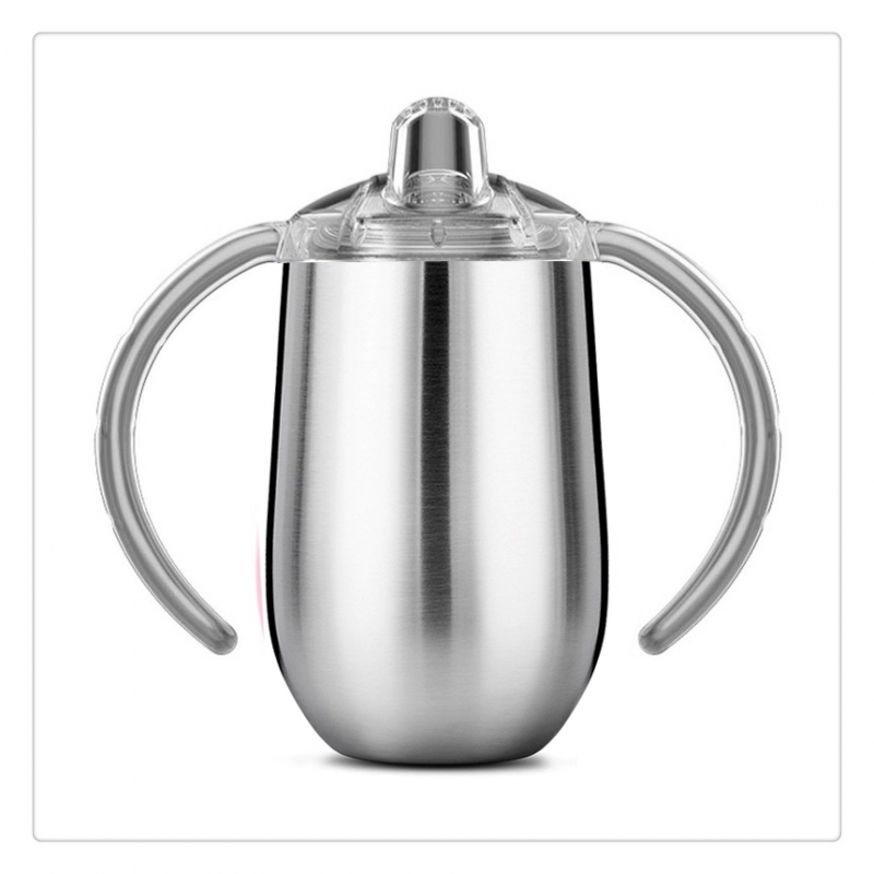 Wholesale 12oz Double Wall Stainless Steel Vacuum Insulation Travel Mug Stainless Steel Sippy Cup Wholesale